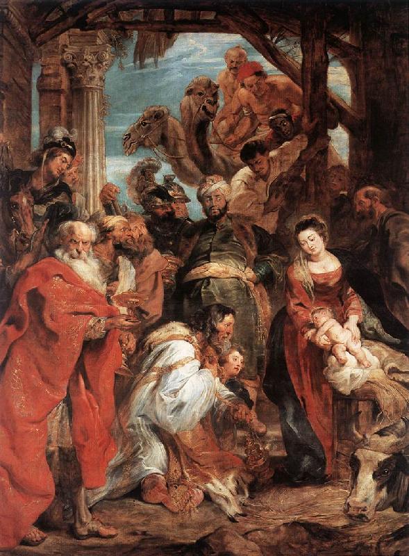 RUBENS, Pieter Pauwel The Adoration of the Magi af oil painting image
